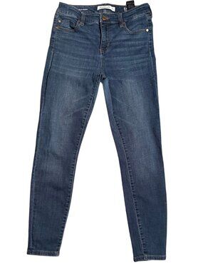Liverpool Los Angeles Ankle Skinny Jeans Women Size 6 28 Blue Stretch Denim Mid